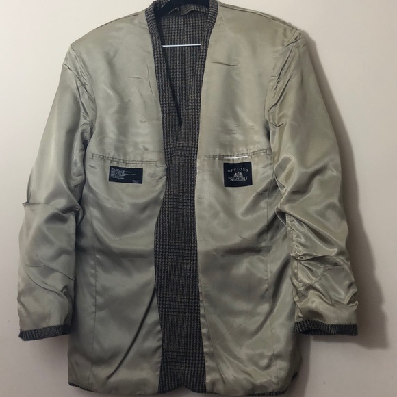 Stafford Brown & Tan Plaid 2-Button Blaze 40R - Picture 5 of 8